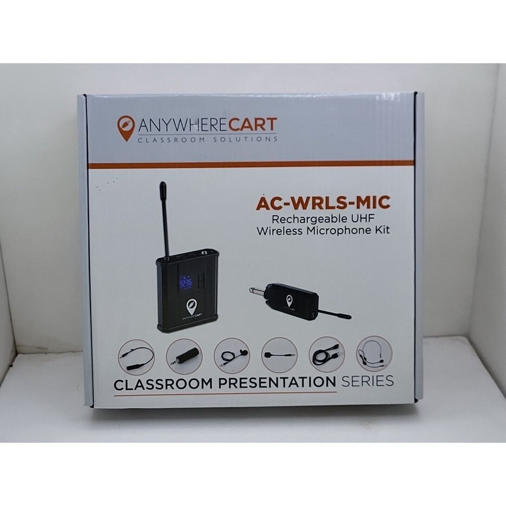 Anywhere Cart AC-WRLS-MIC Rechargeable Wireless Microphone Kit‎